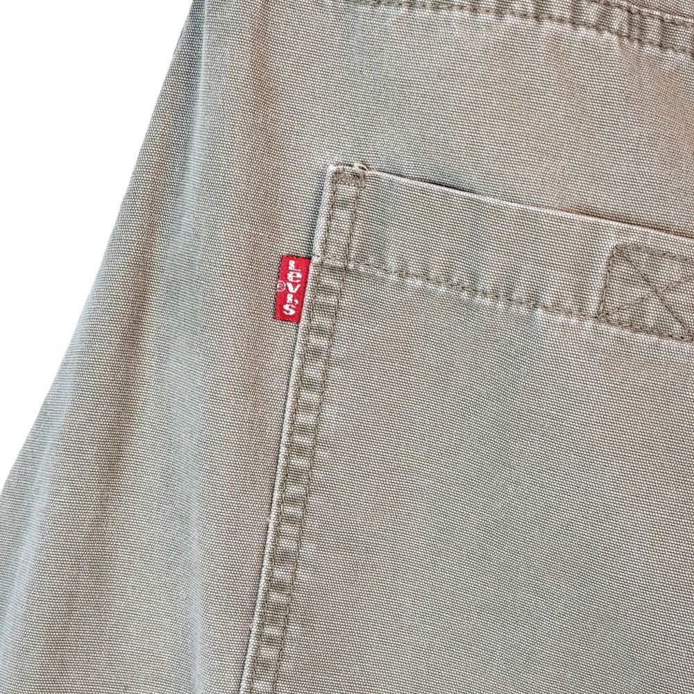 Levi's Extra Wide Leg Army Green Military Workwear Streetwear Vibes Pants 36x32 - Picture 6 of 16